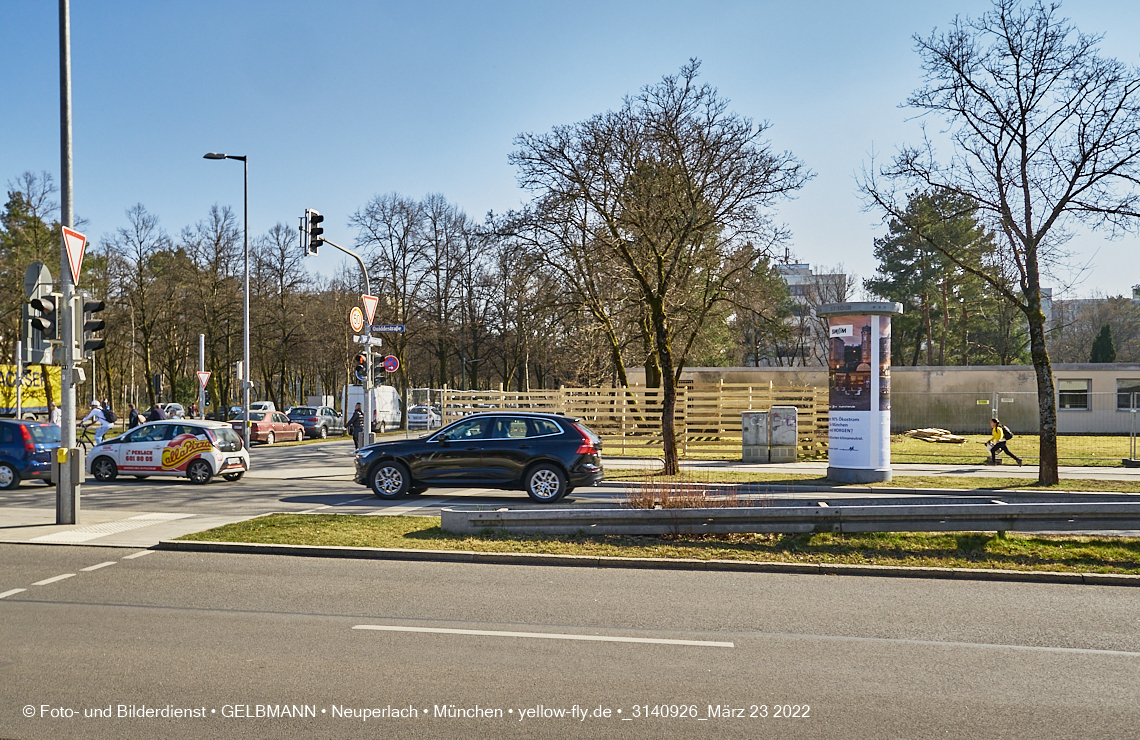 21.03.2022 - Baustelle am Haus für Kinder in Neuperlach
